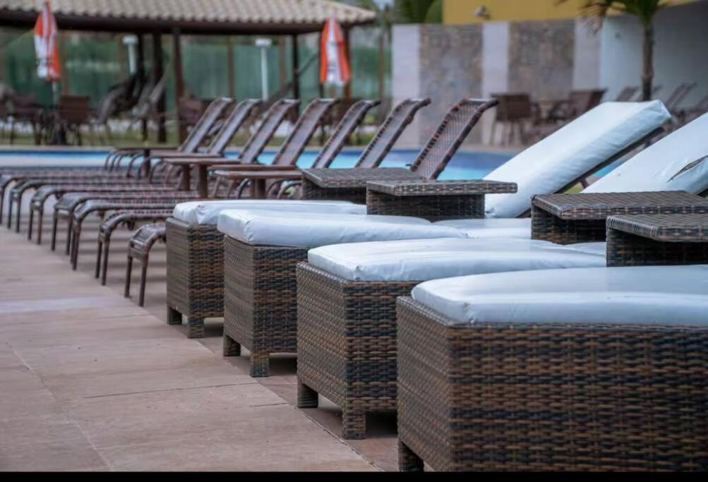 Tabatinga Flat - Pe Na Areia! Beira Mar! Apartment Conde  Luaran gambar